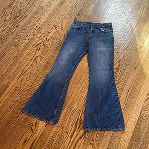 Levi’s orange label flare jeans